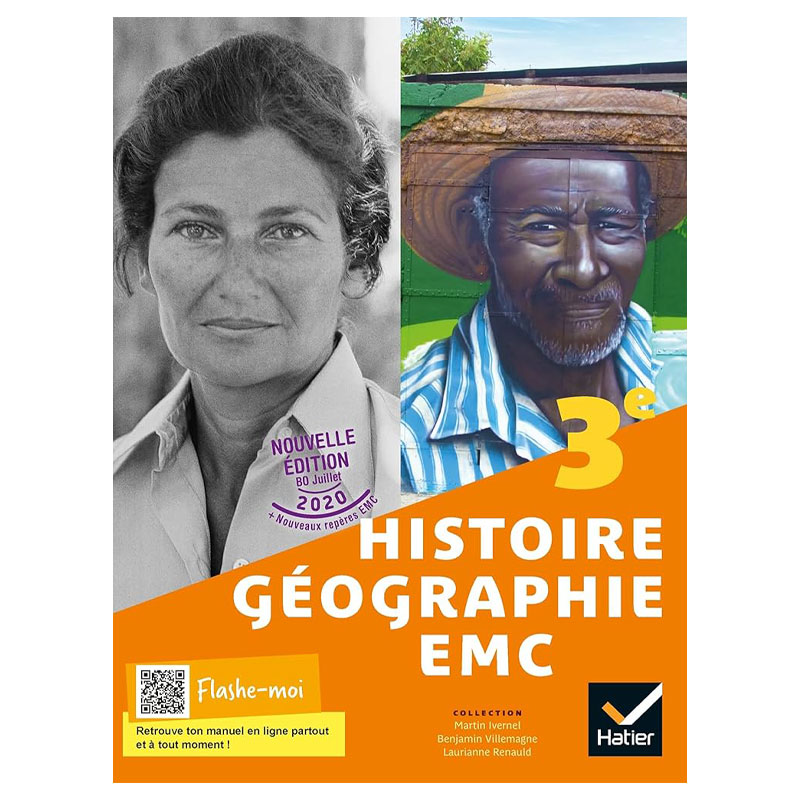 Histoire-Géographie-EMC 3e - Ed 2021 - Livre élève