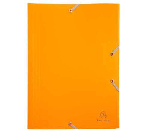 Chemise A Elastique 3 Rabats pp 24x32 Jaune Exacompta 55909