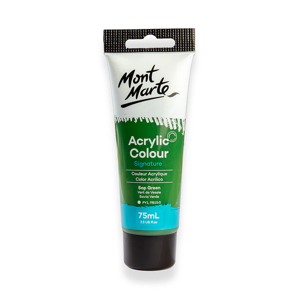 Acrylic Paint 75ml Colour Sap Green Mont Marte