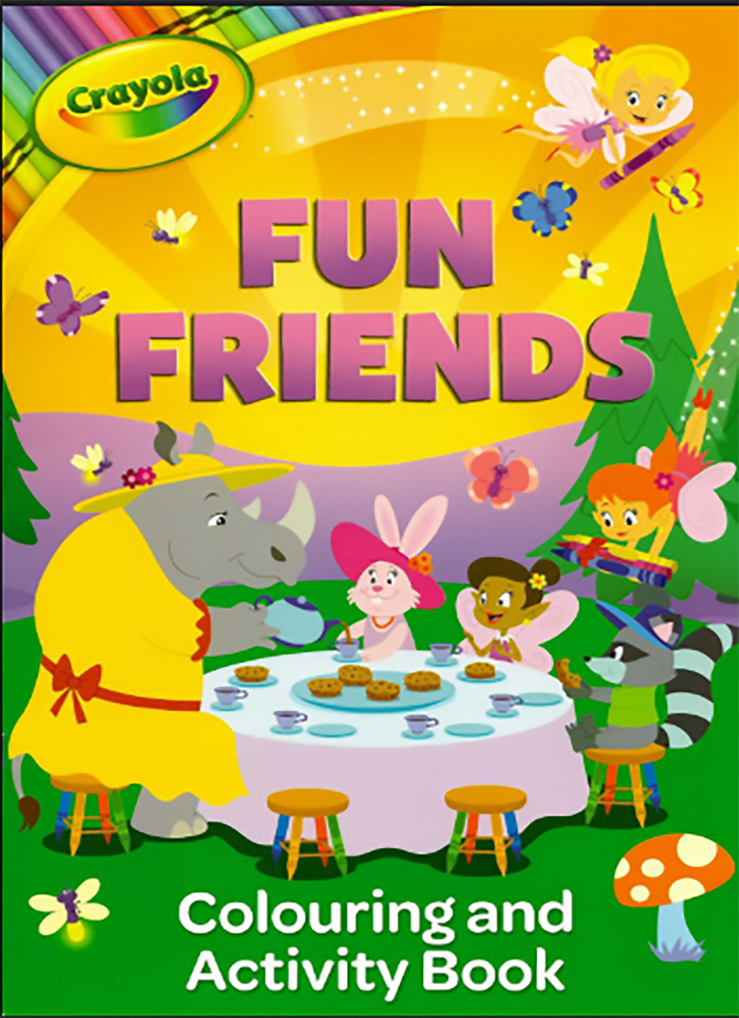 CRAYOLA FUN FRIENDS COLOURING & ACTIVITY BOOK