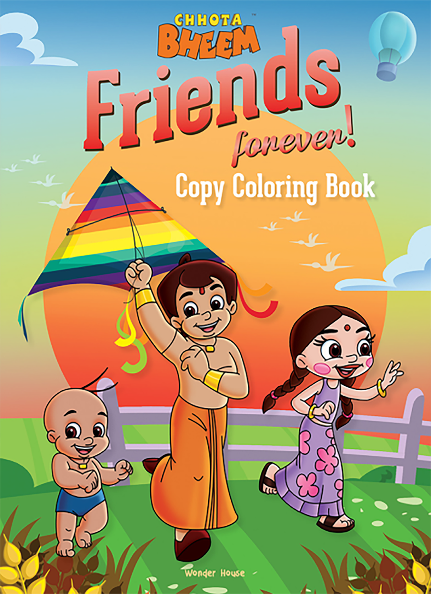 Chota Bheem - Friends Forever Copy Colouring Book For Kids