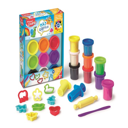 PAT DOUGH - 9X POTS + 12X ACCESSOIRES