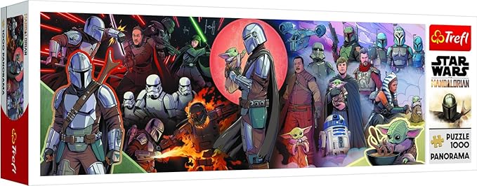Puzzles -  1000 Panorama  - Adventures of the Mandalorian   Lucasfilm Star Wars The Mandalorian