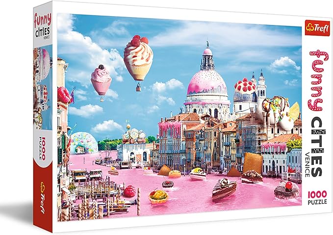 Puzzles -  1000 Funny Cities  - Sweets in Venice