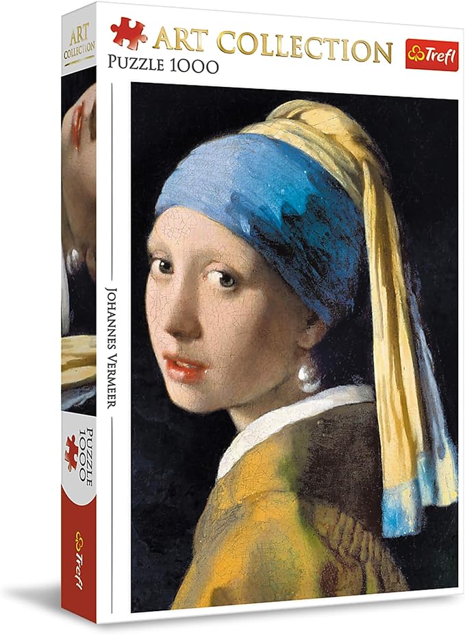 Puzzles -  1000 Art Collection  - Girl with a pearl earring   Bridgeman