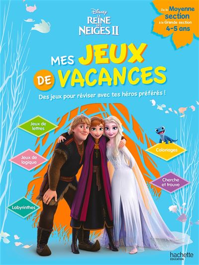 La Reine Des Neiges 2 - Mes Jeux De Vacances 2025 - MS-GS