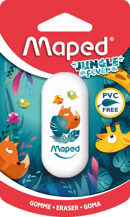 Eraser Jungle Fever x 1 Blister MAPED 103702