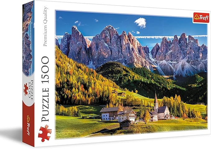 Puzzles -  1500  - Val di Funes valley. Dolomites. Italy