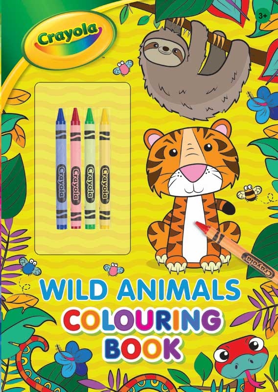 Crayola Wild Animals Colouring Book