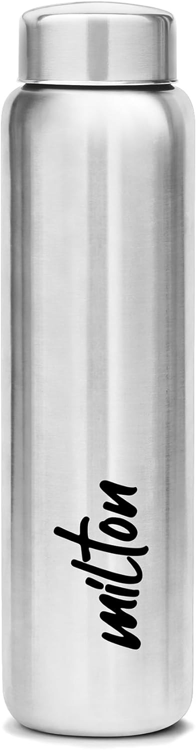 Aqua 1000 Stainless Steel Water Bottle 950ML Silver MILTON US0010