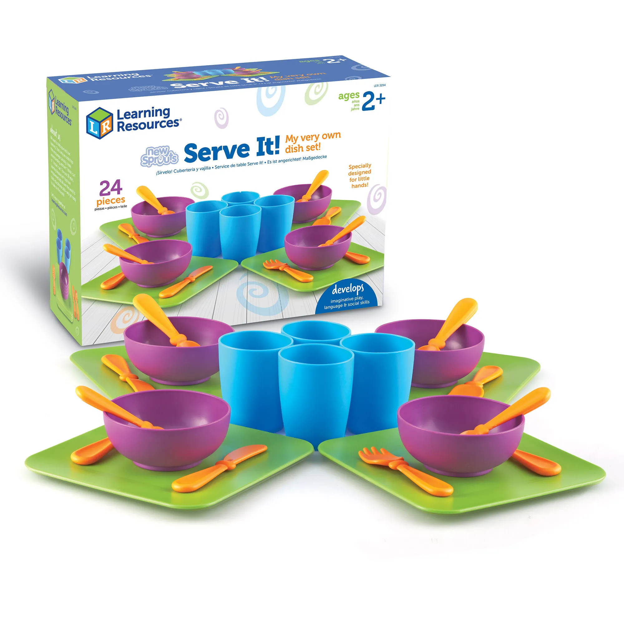 Pretend & Play Everyday Dishes LEARNING RESOURCES LER3294