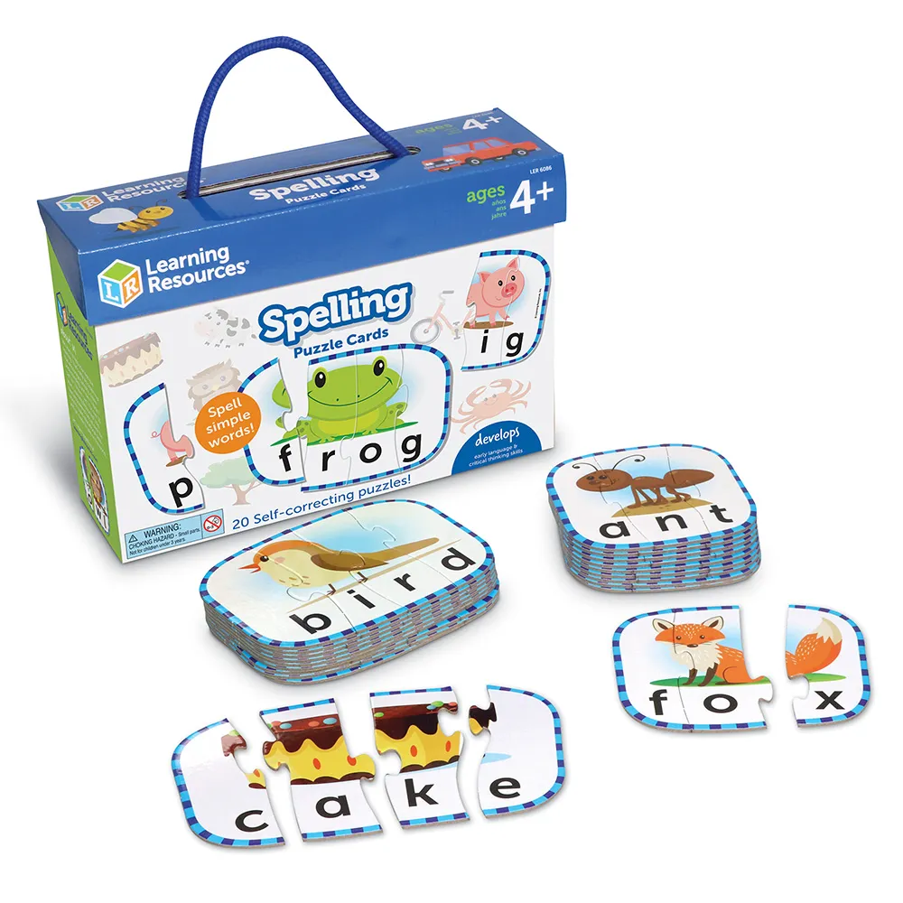 Spelling Puzzle Cards LEARNING RESOURCES LER6086