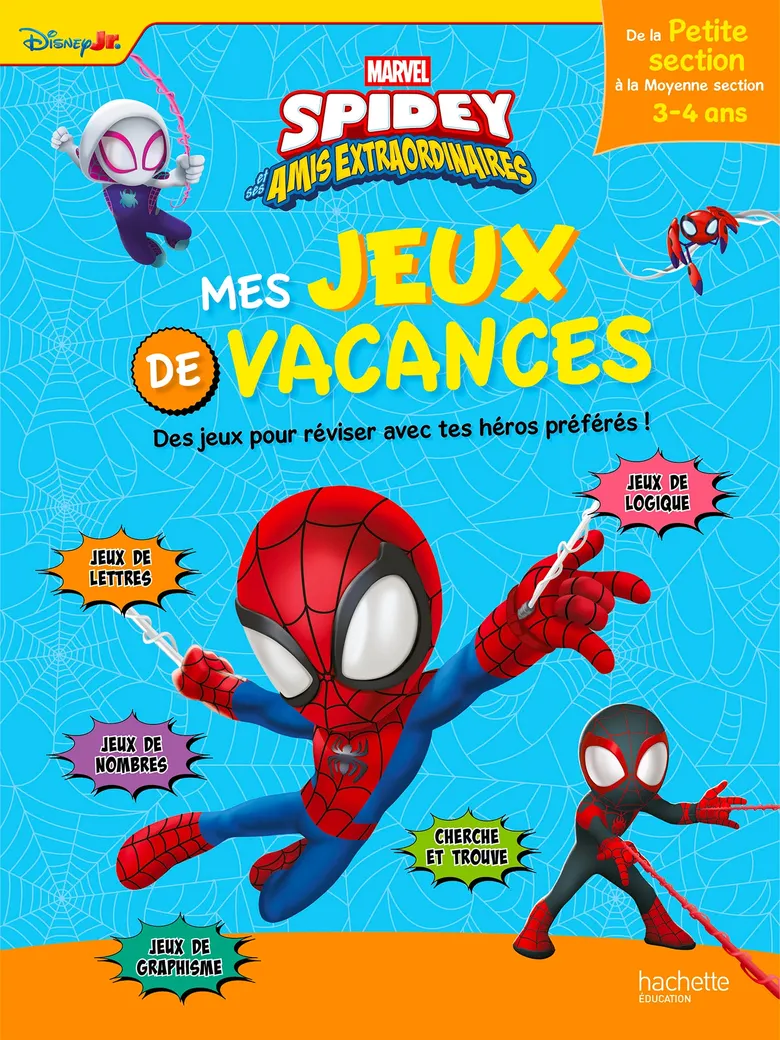 Spidey Et Ses Amis Extraordinaires - Mes Jeux De Vacances 2025 - PS-MS