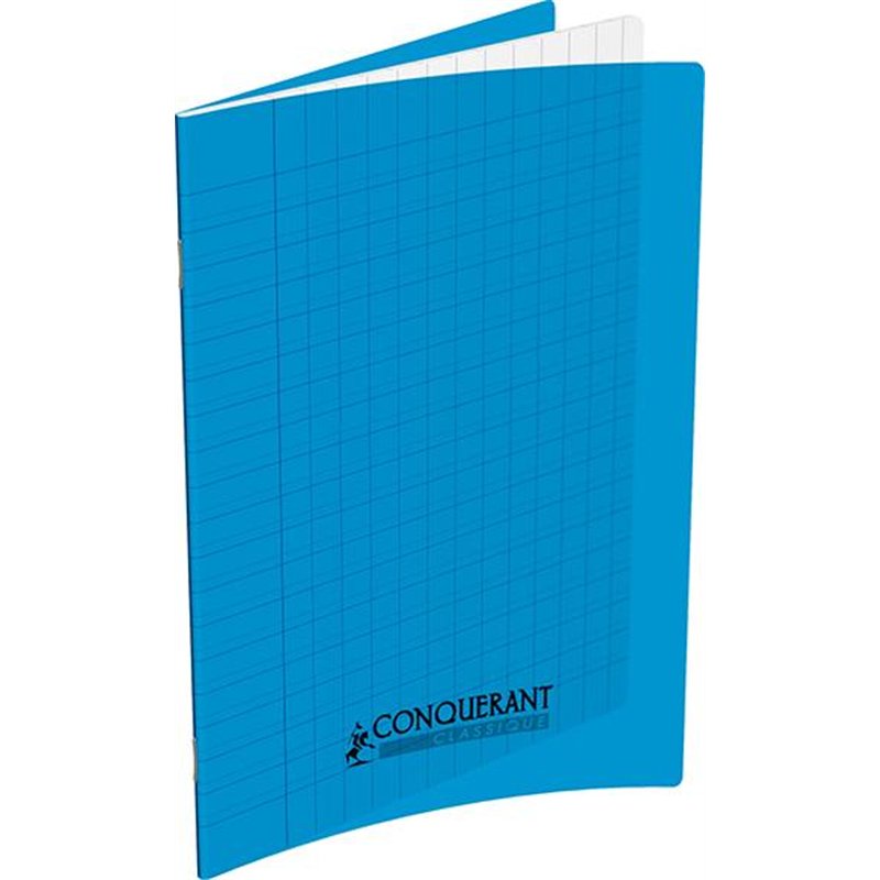 Polypro Bleu cahier de 60 pages 17x22-seyes (pas TP) 90 g