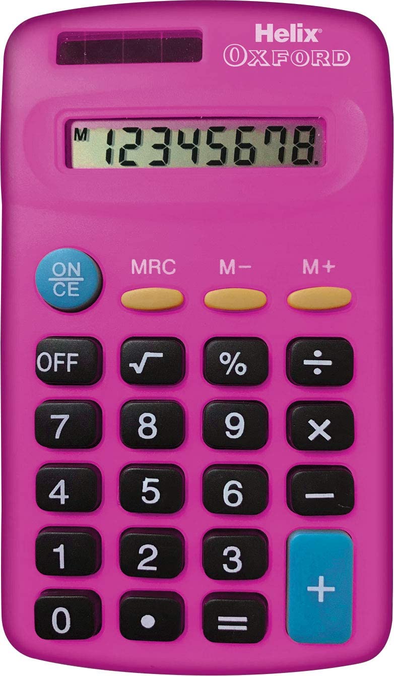 Basic Calculator Pink Helix 979119