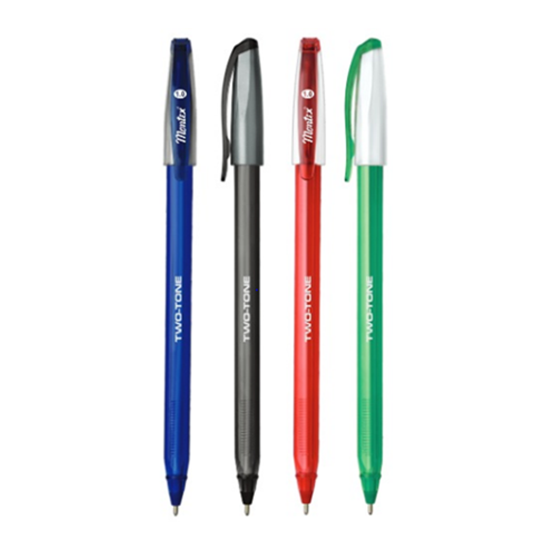 Ballpen Two Tone Montex 10 Assorted Colors