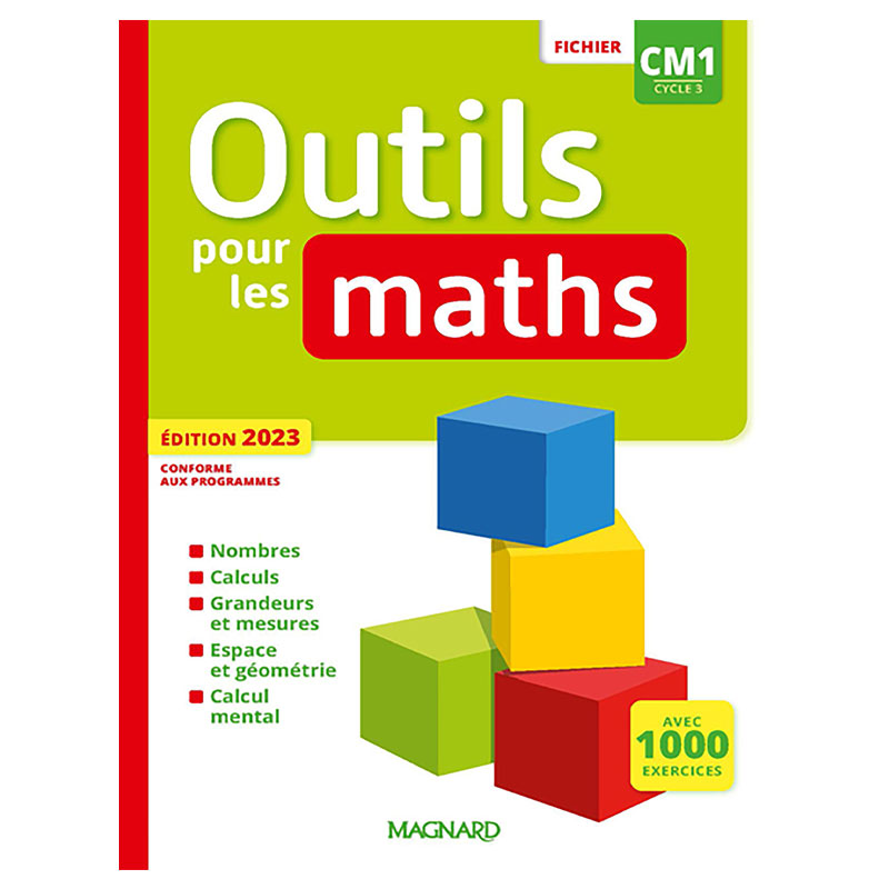 Outils Pour Les Maths CM1 (2023) - Fichier De L'élève - CM1