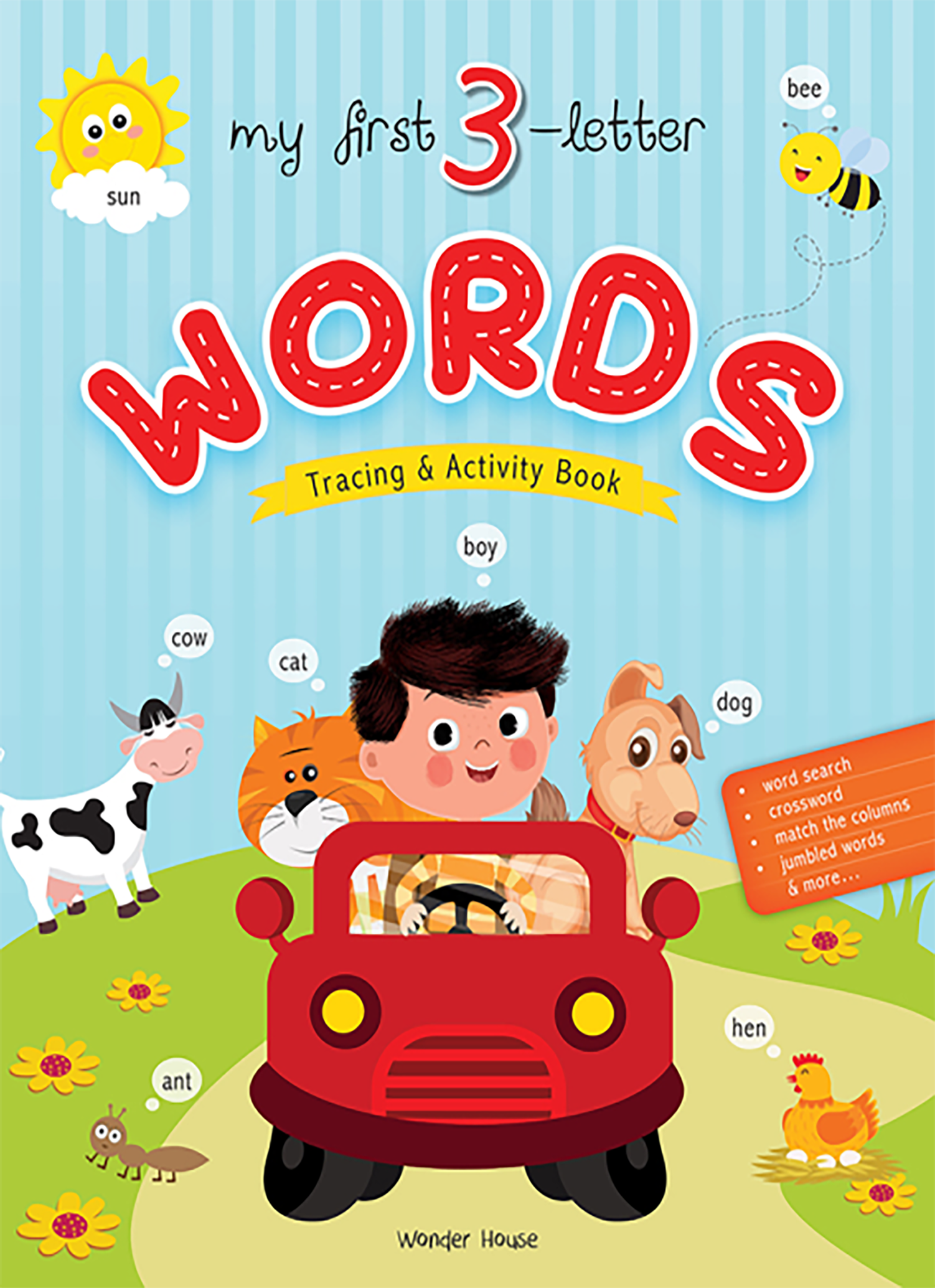 My First 3-Letter Words - Tracing & Activity Book