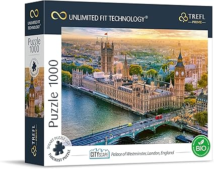 Puzzles 1000pcs Palace Of Westminster London England Trefl 10705