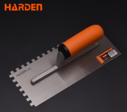 Harden 280X120mm Plastering trowel with teeth 620258