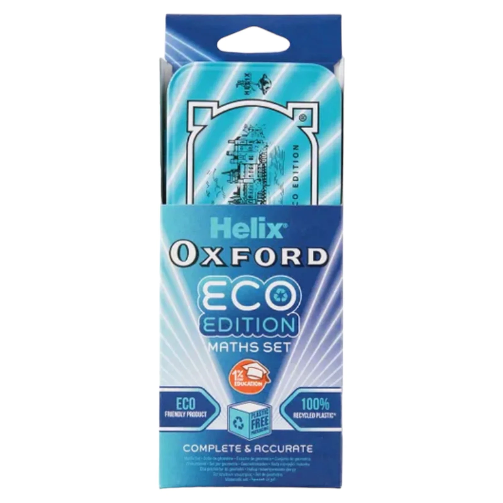 Maths Set Cyber Eco Light Blue Helix 170564