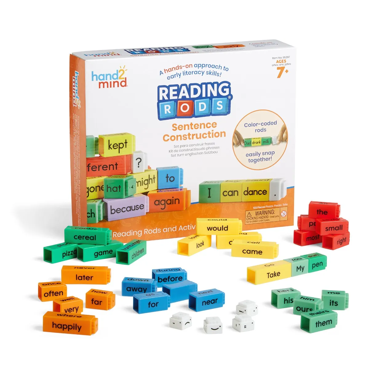 Reading Rods Sentence Construction LEARNING RESOURCES 95397