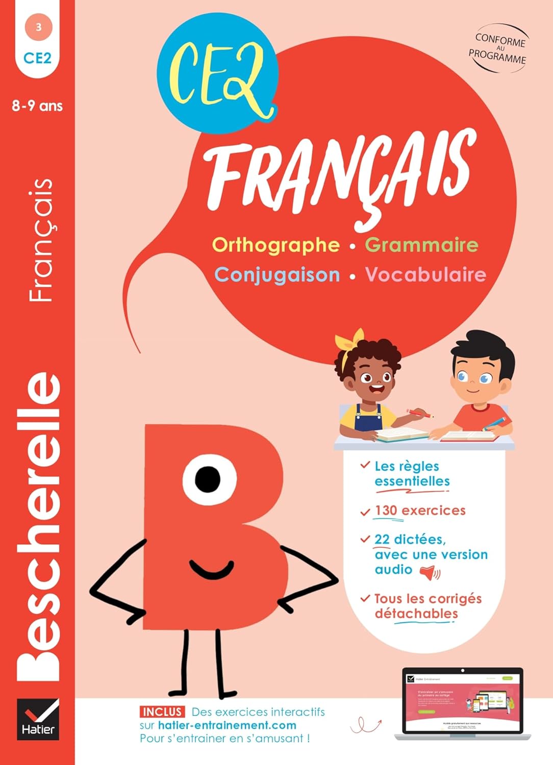 Bescherelle -  Cahier D'entrainement en Francais CE2 - ( 8 Ans)