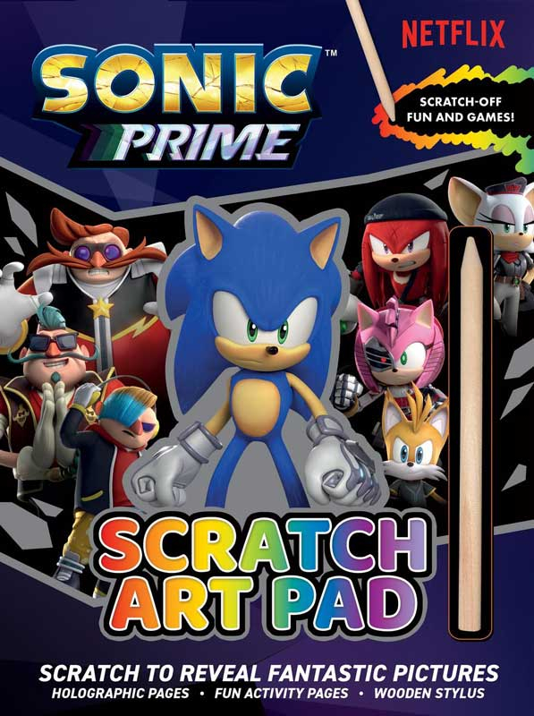 Scratch Art Pad - Sonic Prime
