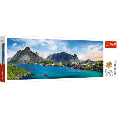 Puzzles -  500 Panorama  - Lofoten Archipelago. Norway   Fotolia