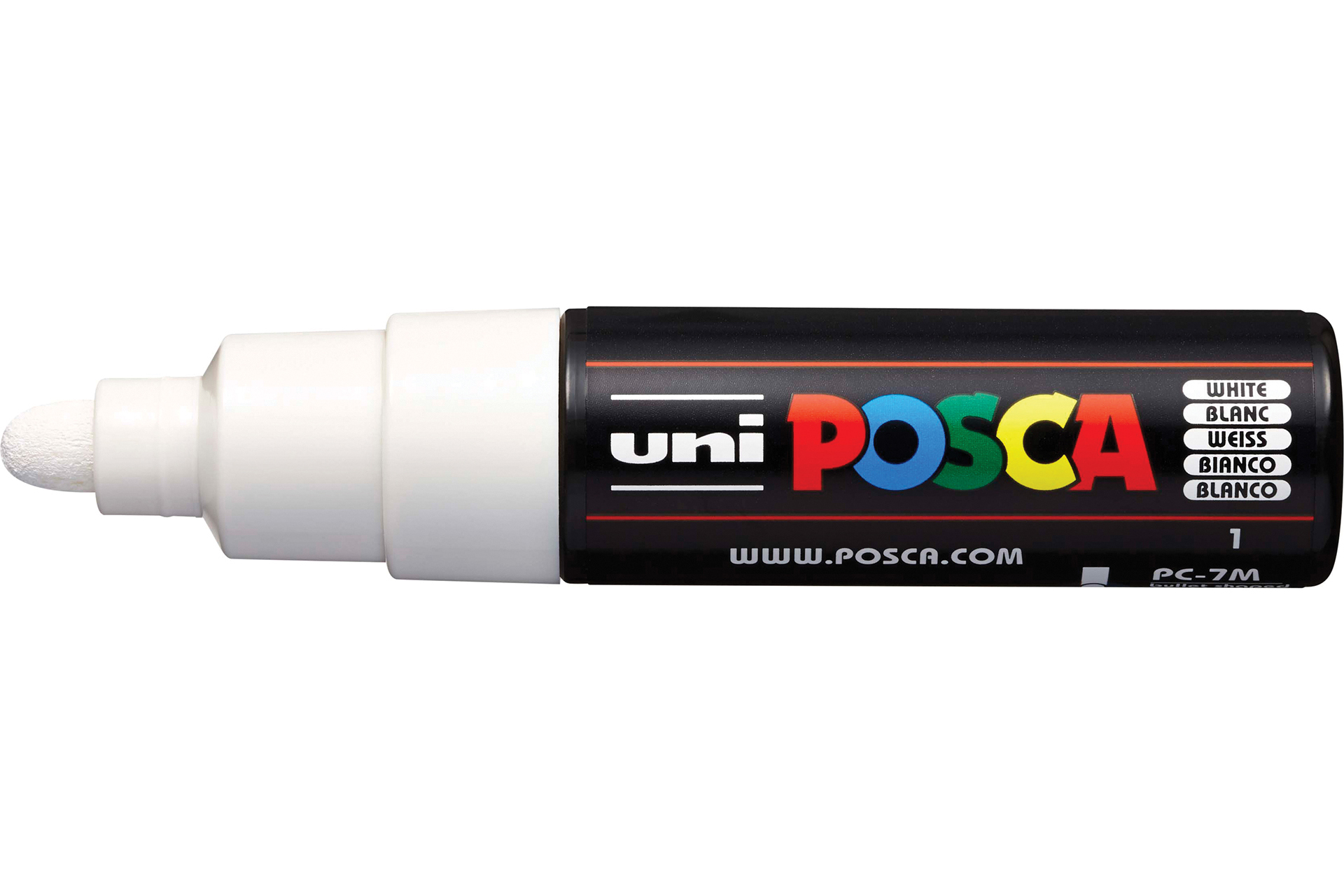 Marker Large Tip 4.5-5.5mm White POSCA Uni