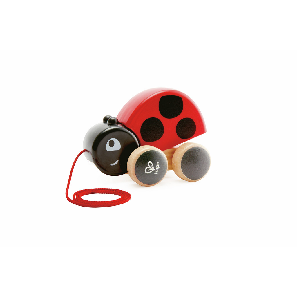 Pull along Lady bug HAPE 0362
