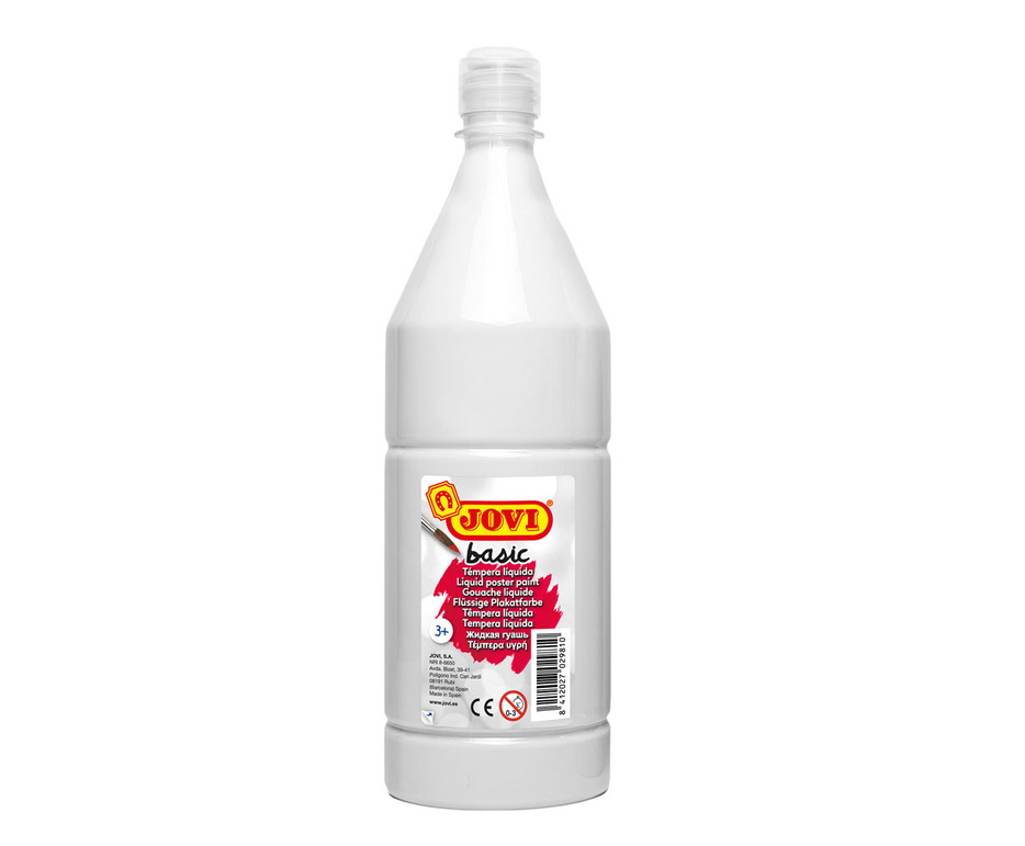 Liquid Poster Paint Bottle 1000Ml White