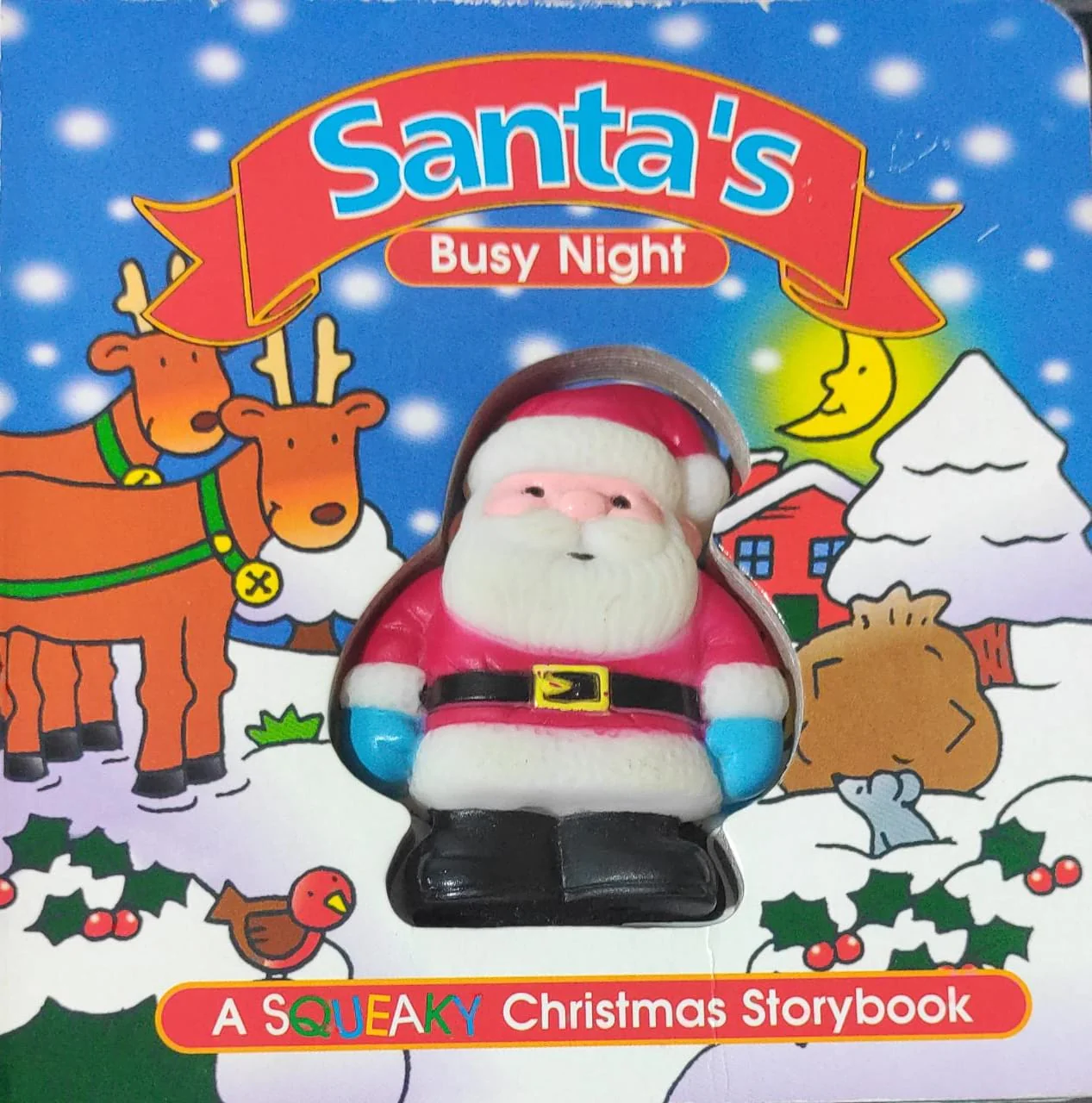 Santa's Busy Night - Squeaky Board Book