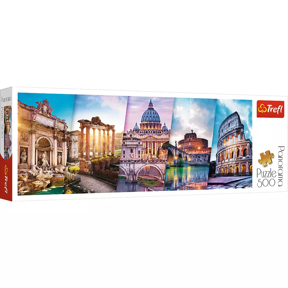 Puzzles -  500 Panorama  - Traveling to Italy   Fotolia