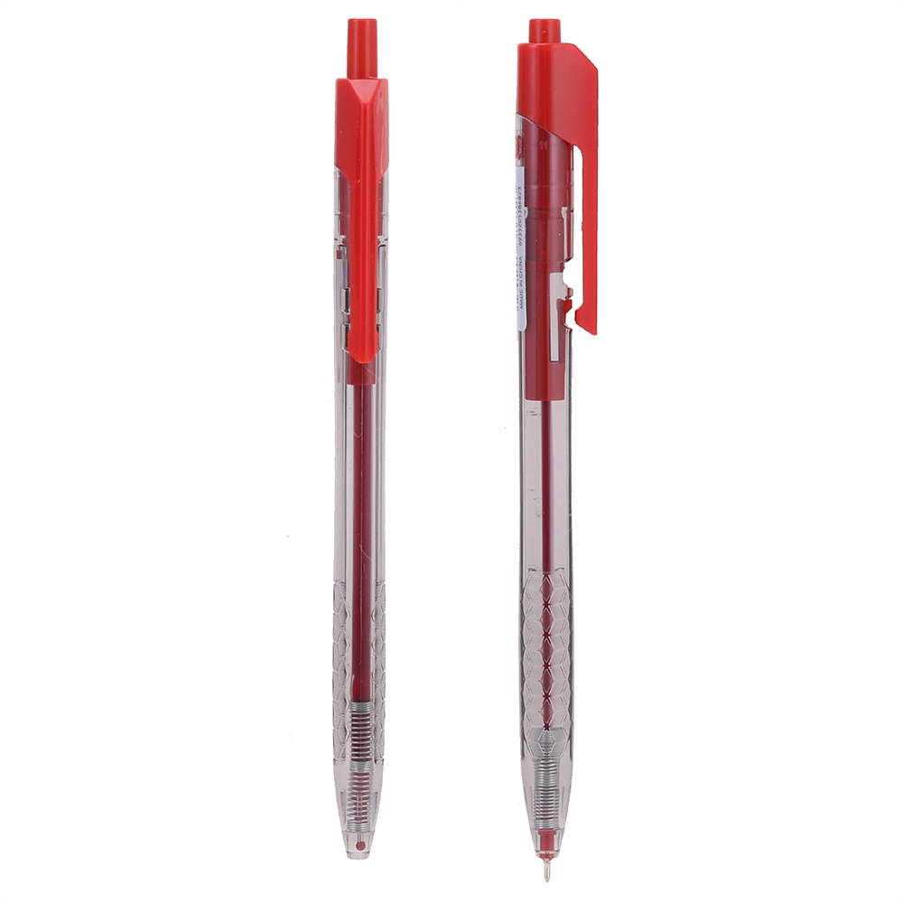 Deli Ball Pen 0.5mm Red 01240