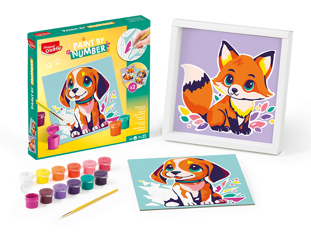 Paint By Numbers Dog - Fox MAPED CREATIV 907084