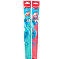 MAPED RULER TWIST N PULSE 30CM/INCH FLOWPACK 279710