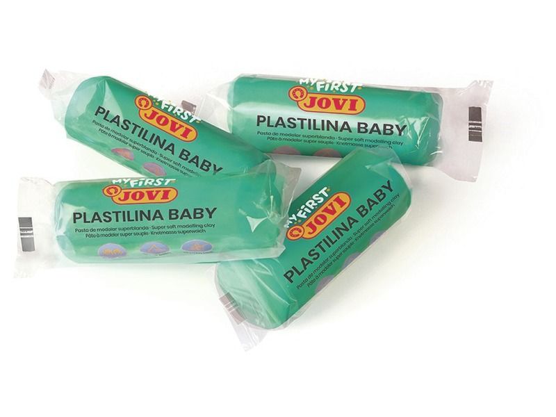 Pâte A Modeler Super Souple 38g Vert Plastilina Baby JOVI Ref 37010