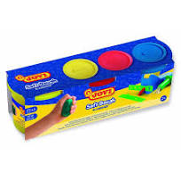 Jovi Blandiver Soft Dough 3 Jars of 110g-assorted Colours
