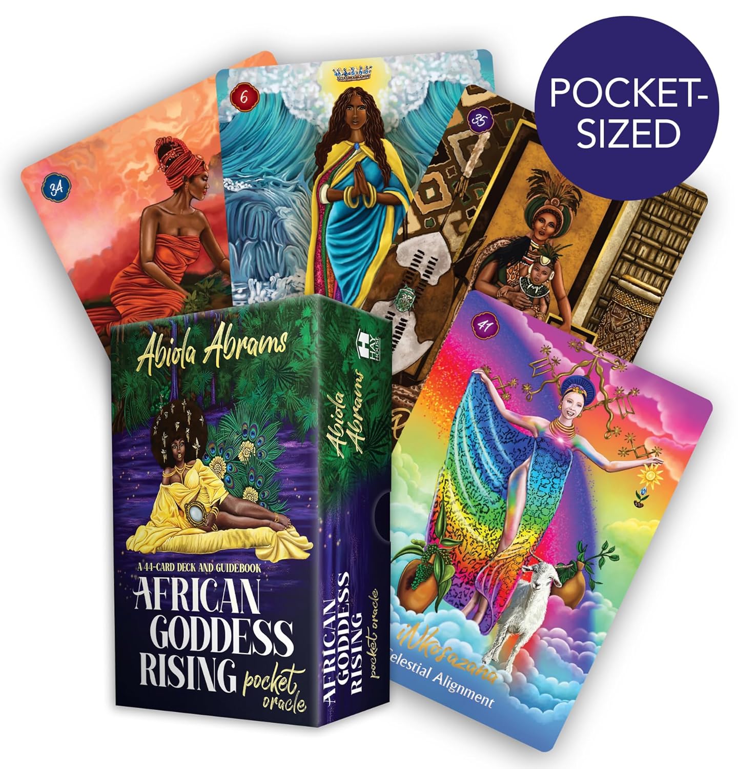 African Goddess Rising - Pocket Oracle Cards