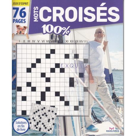 Mots Croisés 100% (Violet)