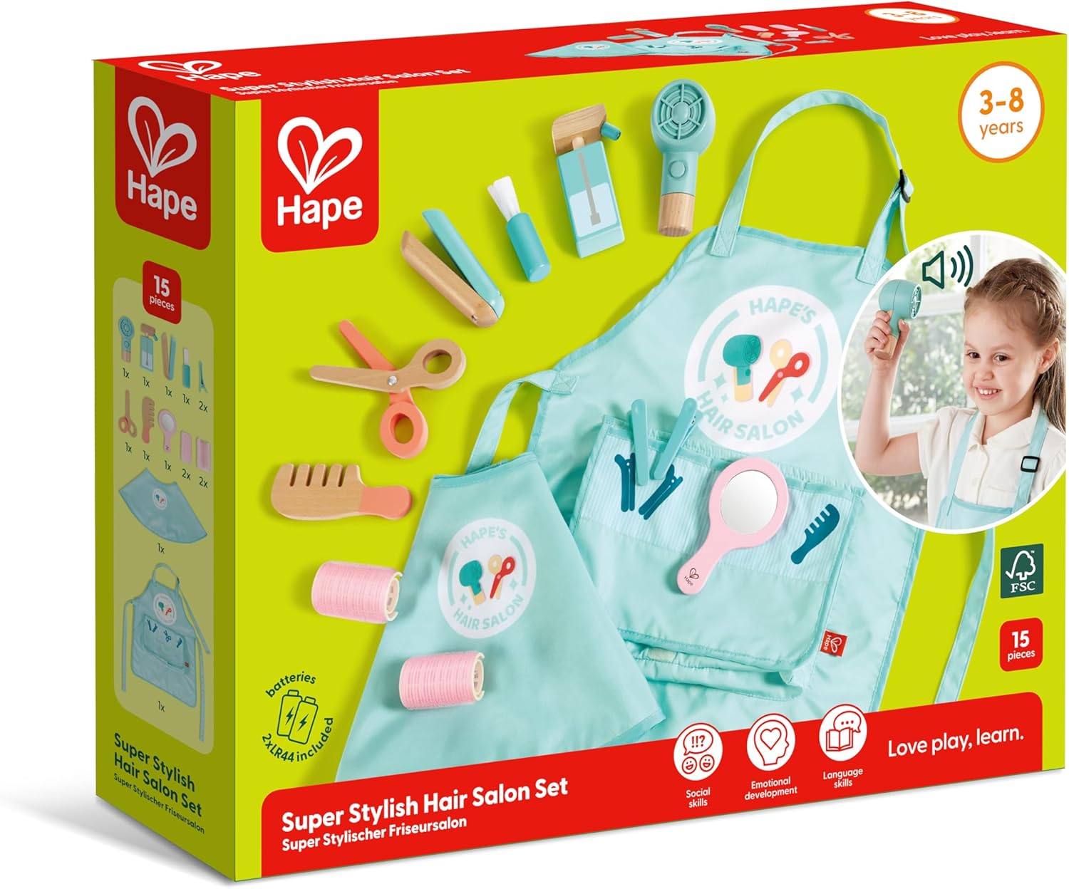 Super Stylish Hair Salon Set HAPE 3060