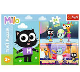 Puzzle 24 Maxi The adventures of little Milo the Cat Dea Planeta MILO Trefl 14371