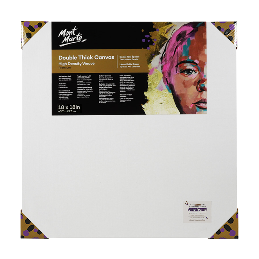 Canvas Deep Edge 45.7X45.7cm Mont Marte