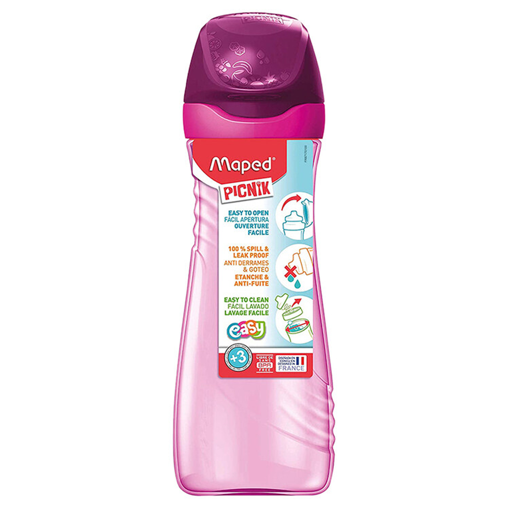 Water Bottle 580ml Pink Origins MAPED PICNIK 871701