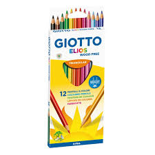 Etui De 12 Crayons De Couleur Triangulaires 3mm Elios GIOTTO 275800