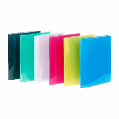 Porte Vues 20 Vues/ 10 Pochettes A4 Polypropylene