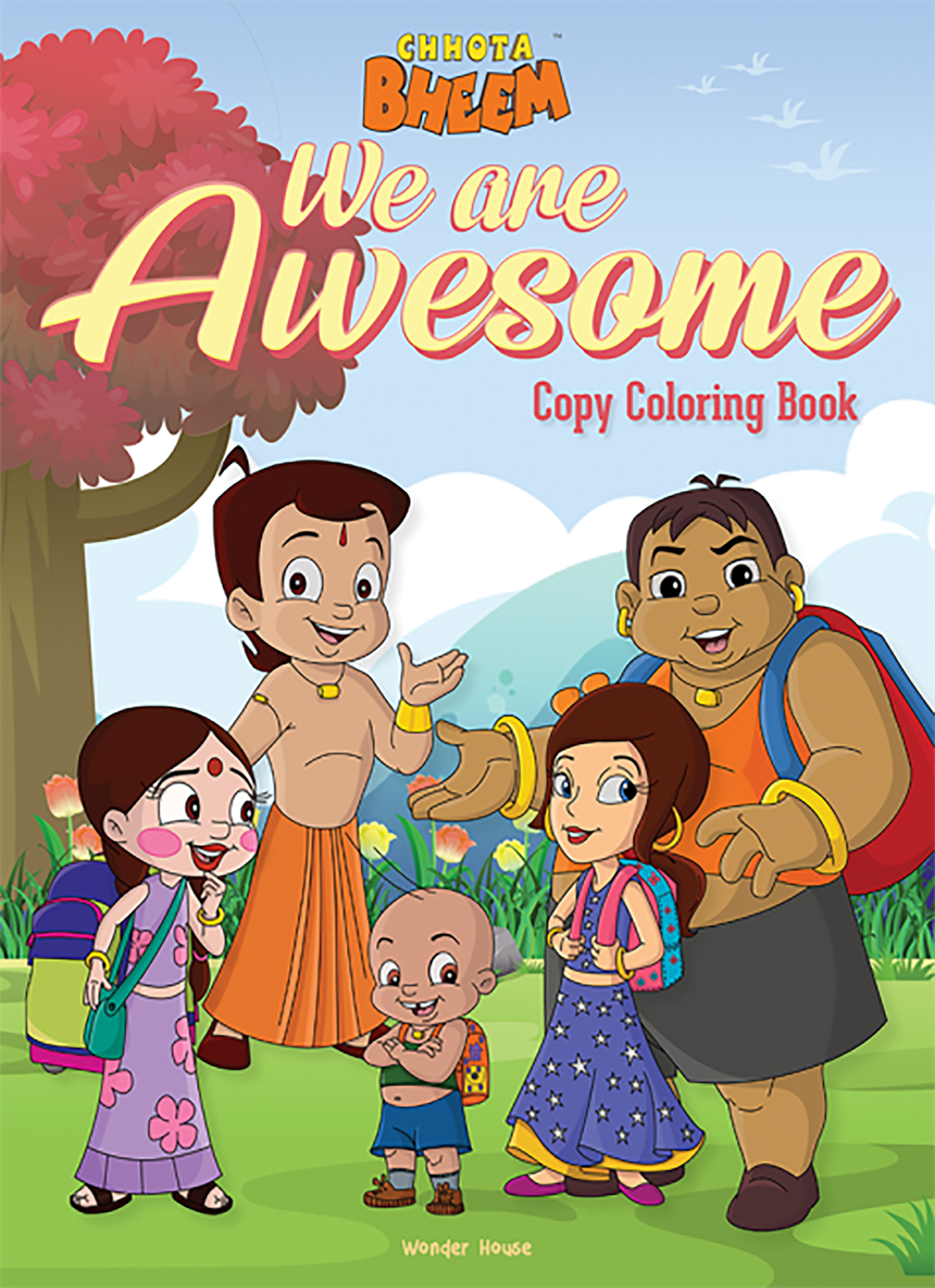 Chhota Bheem - We are Awesome : Copy Coloring Book For Kids