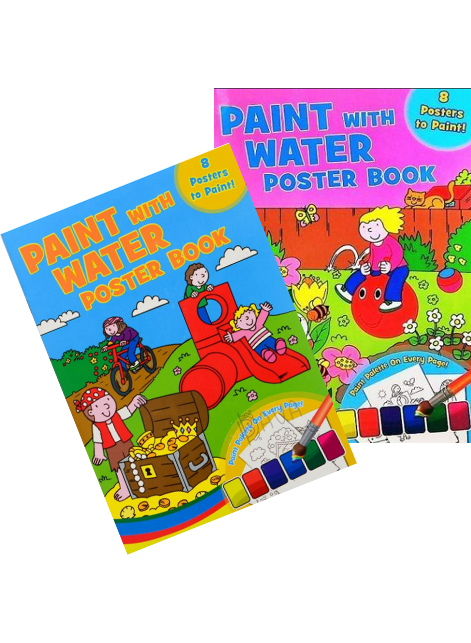 Paint with Water Poster Books