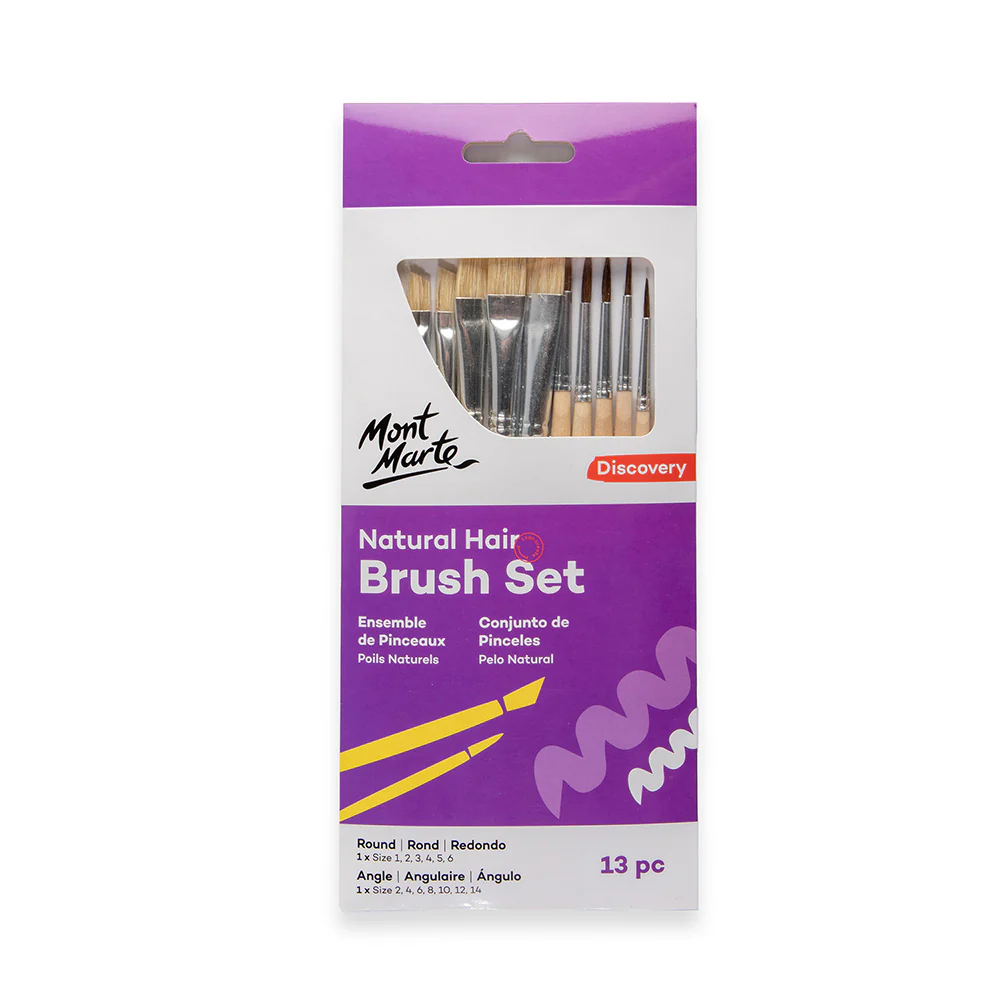 Brush Combo Natural Hair Set Of 13 Mont Marte